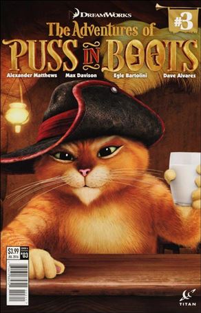 Puss in Boots issue 3 Animation Cover