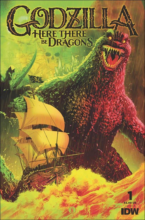 Godzilla: Here There be Dragons issue 1 Inaki Miranda Cover