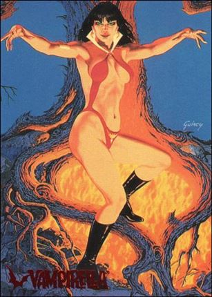 Visions of Vampirella card 56 Vampirella vs. the Cult of Chaos