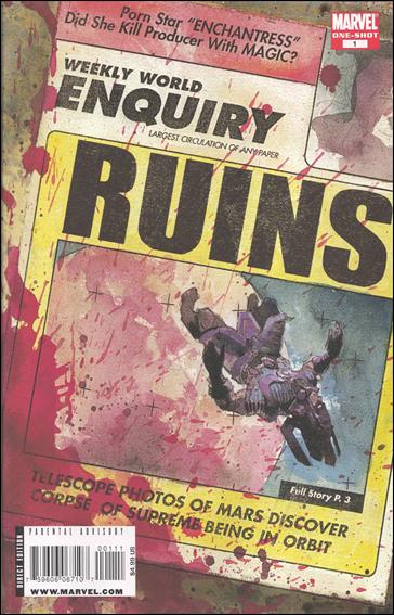 Ruins (2009) issue 1 Bloody Cover