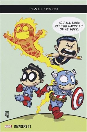 Invaders (2019) issue 1-E Skottie Young Baby Cover