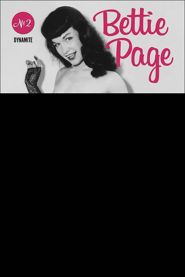Bettie Page (2020) issue 2-F Black Bag Nude Photo Cover