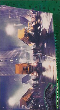 Godzilla Supervue (Base Set) card 20 Flatiron Showdown