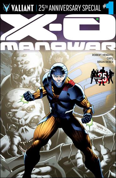 X-O Manowar: Valiant 25th Anniversary Special issue 1-B CAFU Cover