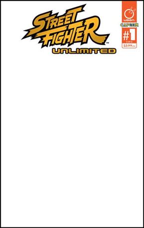 Street Fighter Unlimited issue 1-G 1:50 Gold Foil Blank/Sketch Cover