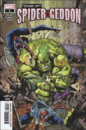 Edge of Spider-Geddon issue 1-C Gerardo Sandoval Cover (2nd Printing)