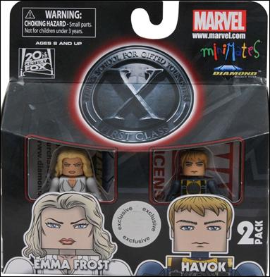 Marvel Minimates (Exclusives) figure 75 Emma Frost and Havok (TRU)
