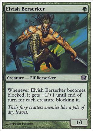Magic the Gathering: 9th Edition (Base Set) card 237 Elvish Berserker