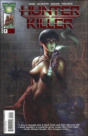 Hunter-Killer issue 2-G DF Linsner Red Foil Cover (Signed by Linsner) 1/30