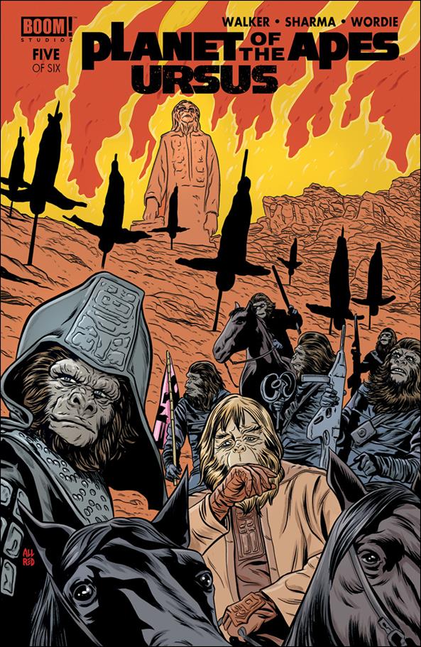 Planet of the Apes: Ursus issue 5-B Michael Allred Cover