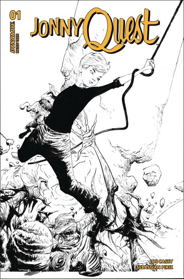 Jonny Quest (2024) issue 1-S Jae Lee Line Art 1:30 Cardstock Cover