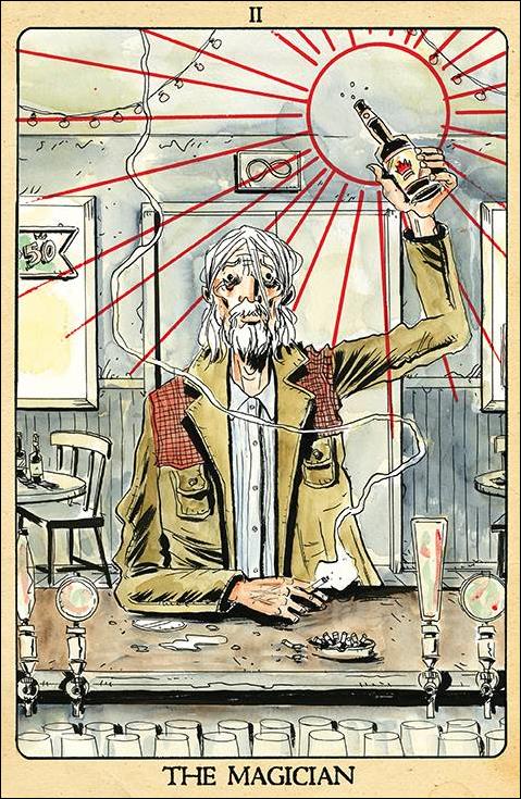 Minor Arcana (2024) issue 2-C Jeff Lemire Tarot 1:10 Cardstock Cover