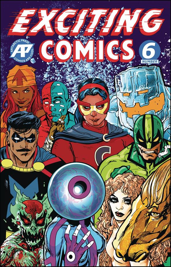 Exciting Comics (2019) issue 6-B Brian Denham Legacy Cover