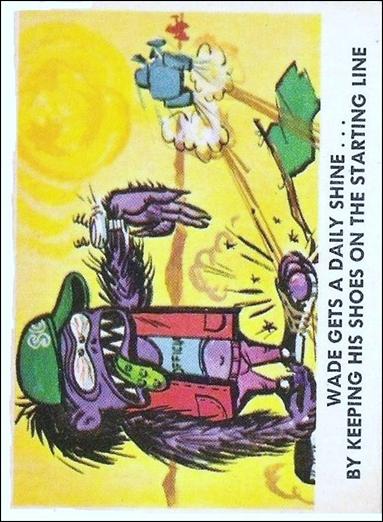 Weird-Ohs (Base Set) card 23 Wade Gets a Daily Shine...by Keeping His Shoes
