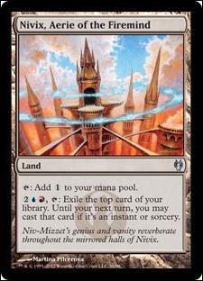 Magic the Gathering: Duel Decks: Izzet vs. Golgari (Base Set) card 36 Nivix, Aerie of the Firemind