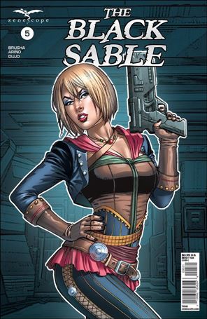 Black Sable issue 5-C Derlis Santacruz Cover