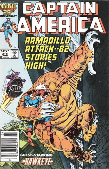 Captain America (1968) issue 316-B Canadian Price Cover