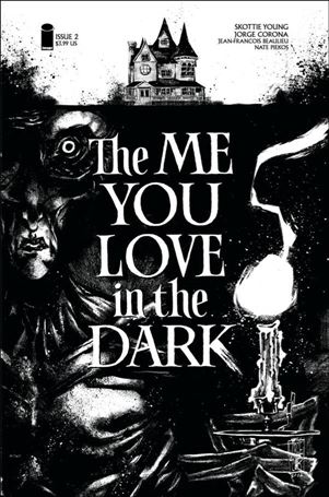 Me You Love in the Dark issue 2-B Black & White Cover (2nd Printing)