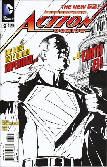 Action Comics (2011) issue 9-E Gene Ha 1:200 Sketch Cover