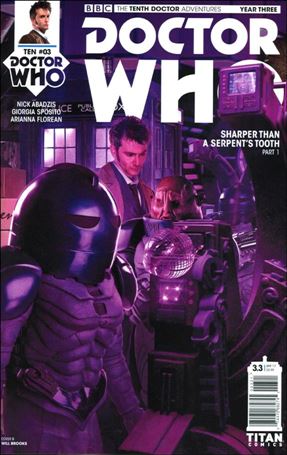 Doctor Who: The Tenth Doctor Year Three issue 3-B Will Brooks Subscription Photo Cover