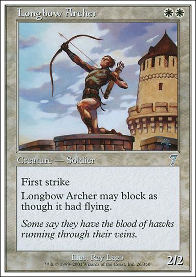 Magic the Gathering: 7th Edition (Base Set) card 26 Longbow Archer