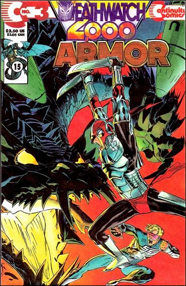 Armor (1993) issue 3 Wraparound Cover