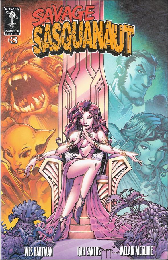 Savage Sasquanaut issue 3-B Craig Babiar Cover