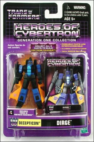 Transformers: Heroes of Cybertron (Generation One Collection) figure 24 Dirge