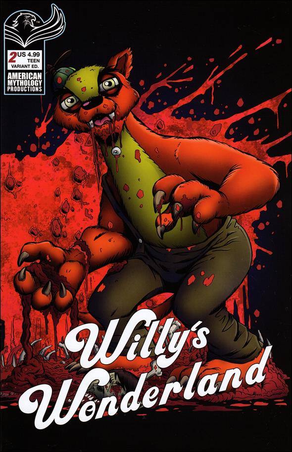 Willy's Wonderland issue 2-B Puis Calzada Cover