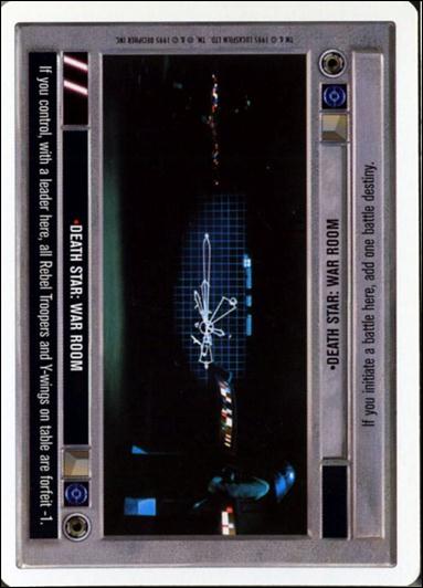 Star Wars: Premiere Unlimited (Base Set) card 123 Death Star: War Room