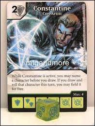 DC Comics Dice Masters Justice League  card 114 Constantine -  Con Artist