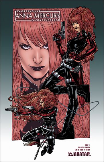 Anna Mercury issue 1-F San Diego Comic-Con Cover