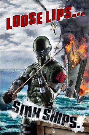 Snake Eyes: Deadgame issue 1-TA Greg Horn Loose Lips Cover 1/1000