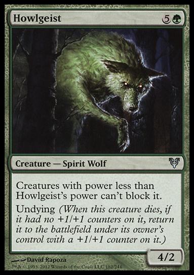 Magic the Gathering: Avacyn Restored (Base Set) card 182 Howlgeist