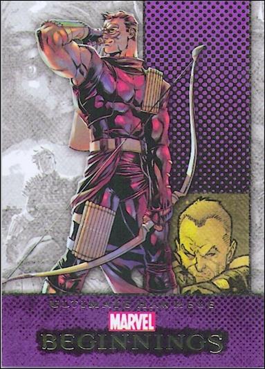 Marvel Beginnings: Series 2 (Base Set) card 197 Ultimate Hawkeye