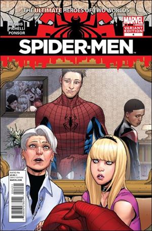 Spider-Men issue 4-C Sara Pichelli 1:100 Cover