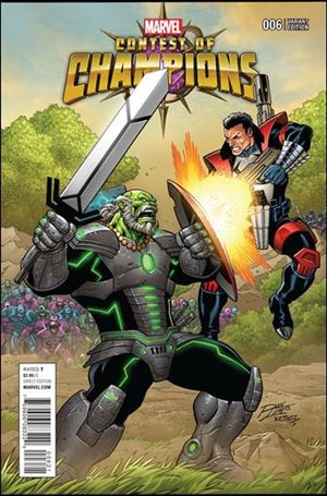 Contest of Champions issue 6-B Ron Lim Connecting Cover