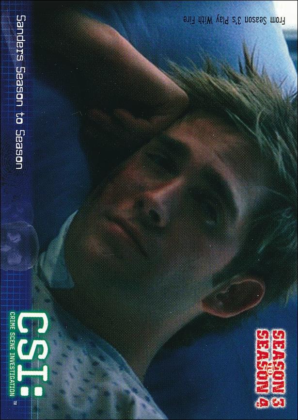 CSI: Crime Scene Investigation - Series Two (Base Set) card 89 Sanders Season to Season