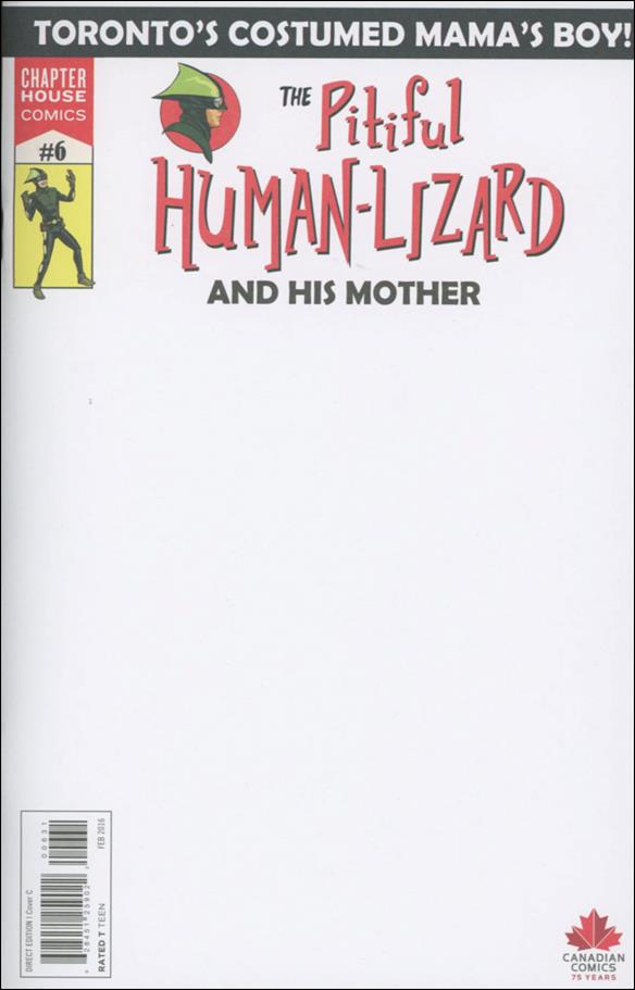 Pitiful Human-Lizard issue 6-C Blank Cover