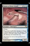 Magic the Gathering: Shadowmoor (Base Set) card 151 Swans of Bryn Argoll