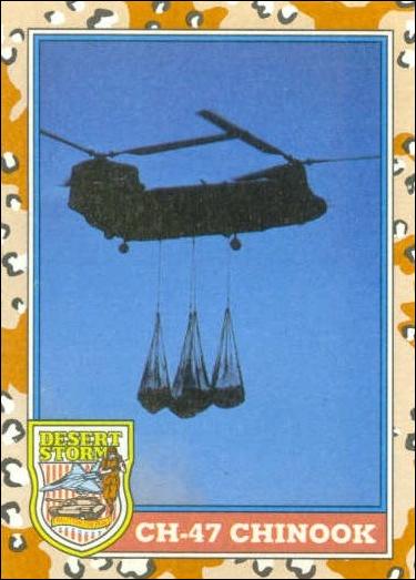 Desert Storm: Series 2 (Base Set) card 125 CH-47 Chinook