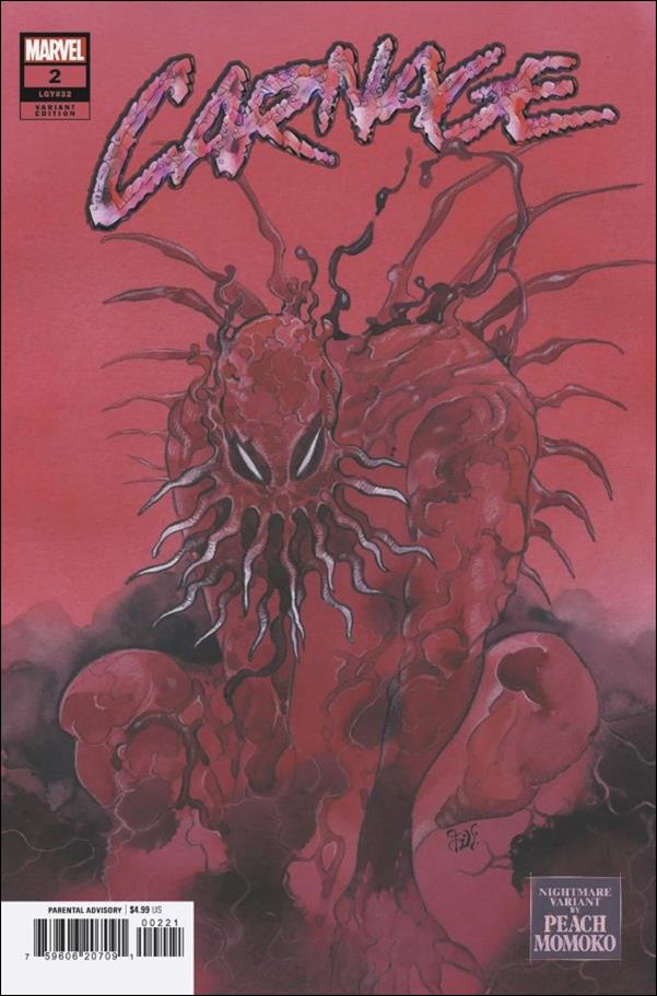 Carnage (2023) issue 2-B Peach Momoko Nightmare Cover