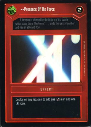 Star Wars: Reflections: A Collector's Bounty (Base Set) card 27 Presence Of The Force