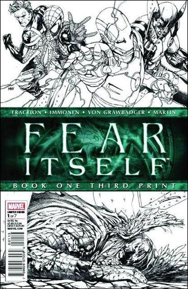 Fear Itself issue 1-I Steve McNiven Sketch Cover (3rd Printing)