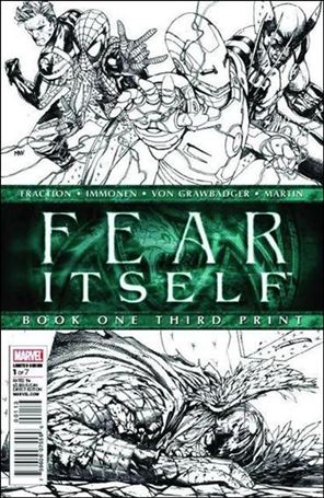Fear Itself issue 1-I Steve McNiven Sketch Cover (3rd Printing)