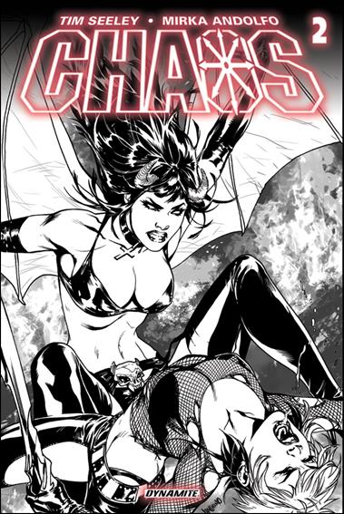 Chaos issue 2-E Emanuela Lupacchino 1:10 Black & White Cover