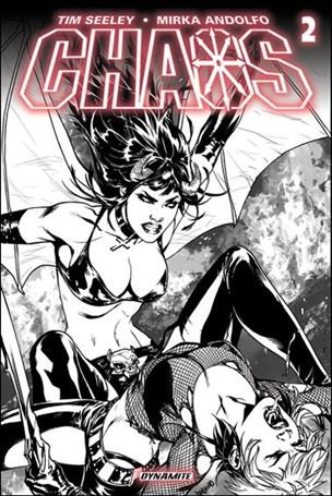 Chaos issue 2-E Emanuela Lupacchino 1:10 Black & White Cover