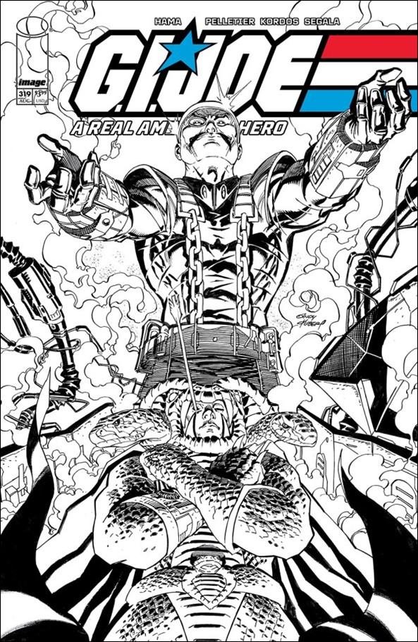 G.I. Joe: A Real American Hero (2023) issue 319-B Andy Kubert B&W Cover