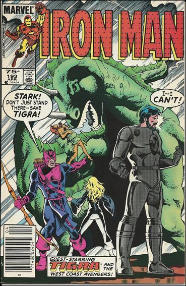 Iron Man (1968) issue 193-B Canadian Price Cover
