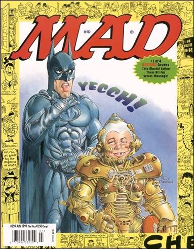 MAD (1955) issue 359 Batman & Mr. Freeze Top Left Cover